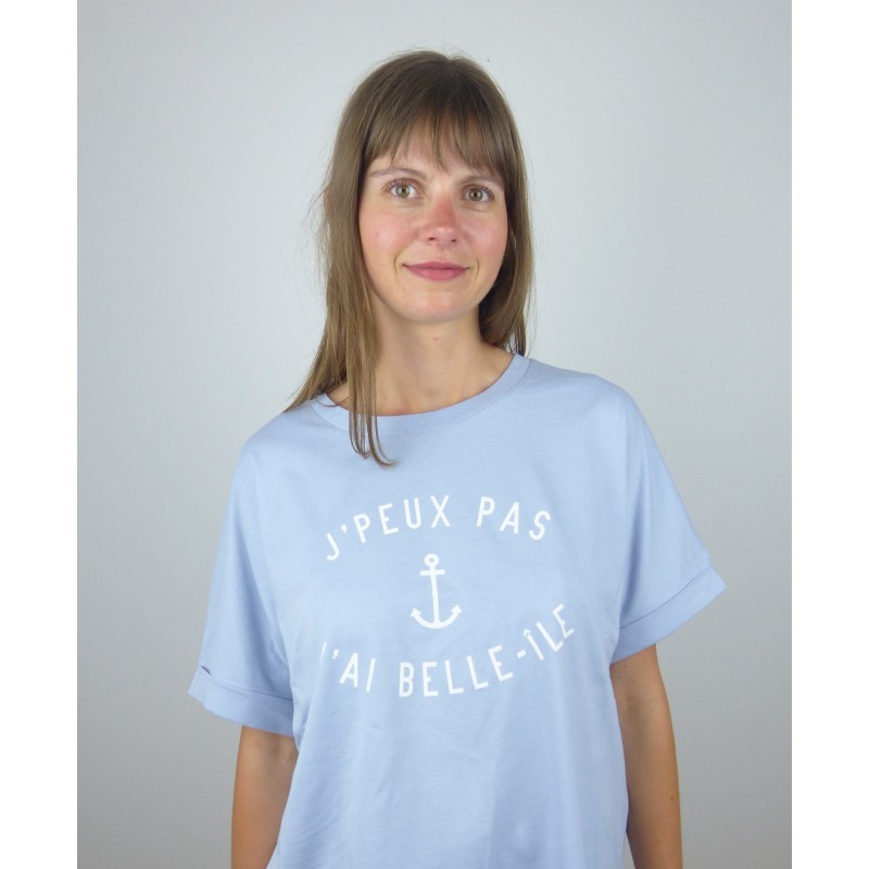 T-shirt Femme Bleu Serene